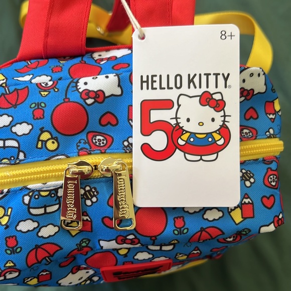 Loungefly Hello Kitty 50th Anniversary Mini Backpack - Picture 3 of 6